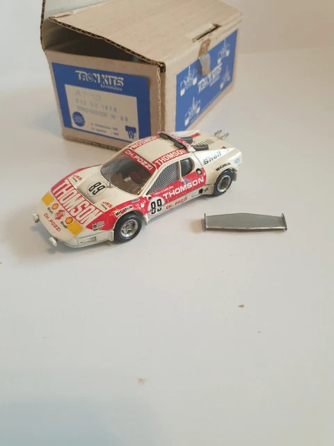 Kit Monté AMR 1/43 – Ferrari 512 BB T-Bird Swap Shop, Le Mans 1982, N°73
