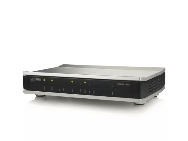 LANCOM Systems 1781EF+ (62030), Ethernet-VPN-Router auch mit All-IP, VPN-25, WLC