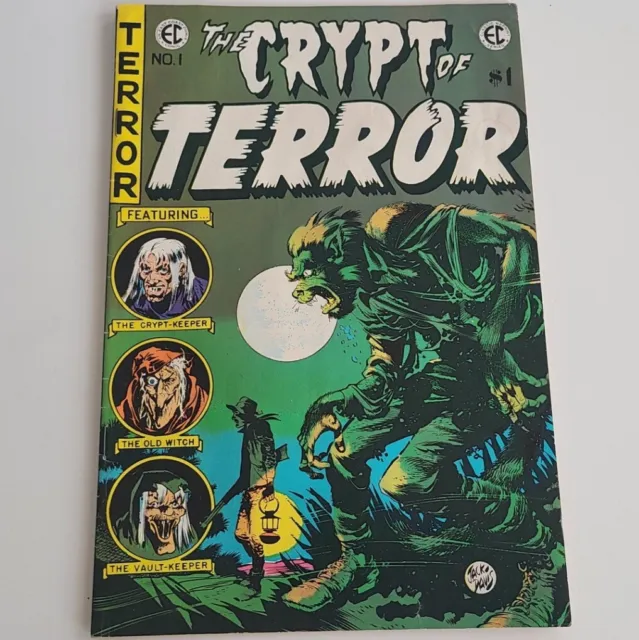"The Crypt Of Terror" #1 1973 East Coast Comix East Coast Comics Jack Davis NICE
