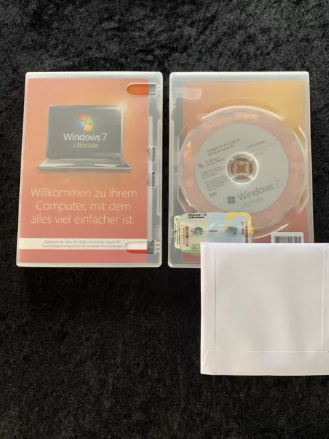 Microsoft Windows 7 Ultimate 64 bit , Deutsch mit MwSt Rechnung