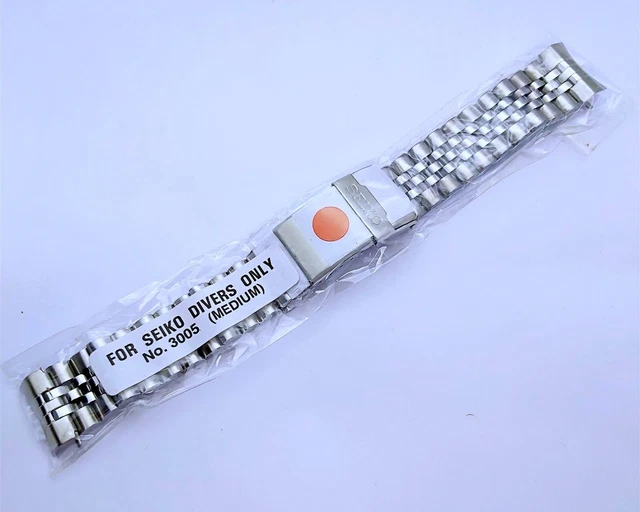 Cinturino Bracciale Seiko Jubilee In Acciaio Inox 22mm, Nuovo Senza Cinturino Bracciale Seiko Jubilee In Acciaio Inox 22mm, Nuovo Senza