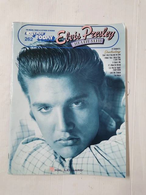 ELVIS PRESLEY - His Love Songs, for Organs, Pianos & Electric Keyboards ...