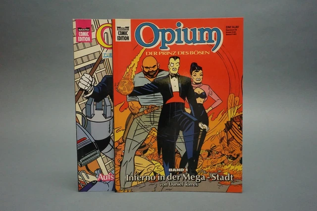 Opium Bastei Comic NR. 1+2 Limitiert + signiert 63/100  1.FENN
