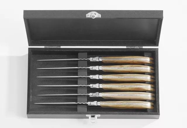 HAWS HAUSRAT Laguiole Steakmesser 6er Set in Geschenkbox 2