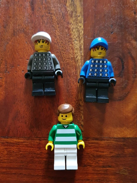 Lego 3409-1 Défi du championnat vintage lot 3 joueurs de foot gardiens + N°10