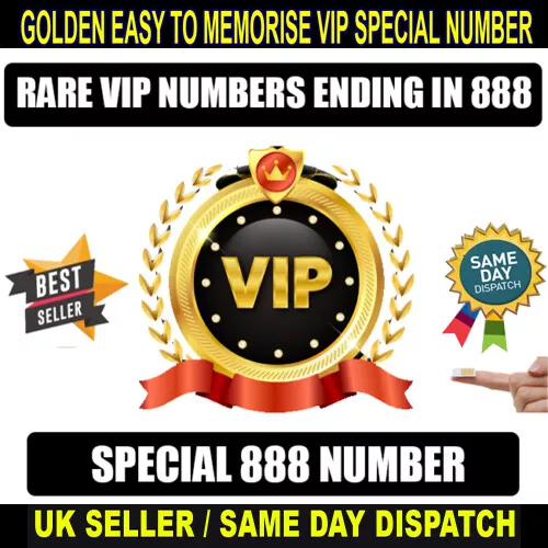 LOTTO numeri VIP finali 888 platino oro Pay As You Go