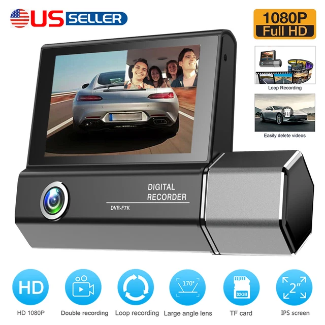 goodyear 1080p dual lens car dvr front and rear camera