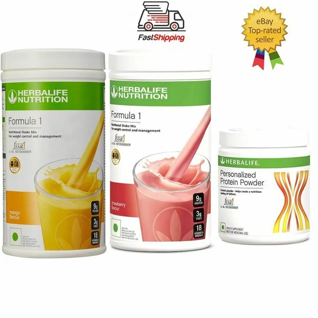Herbalife Starter Kit 2x Fórmula 1 Batido + Proteína en Polvo (200g) |...