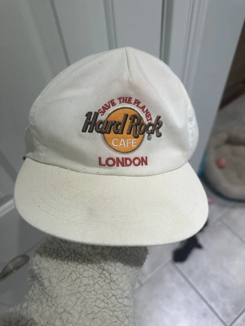 Casquette Vintage Hard Rock Cafe Honolulu Années 90 - USA - Motif Save The Planet