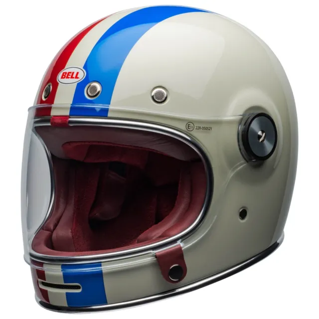 Bell Bullitt Helmet - Command Gloss Vintage White/Red/Blue