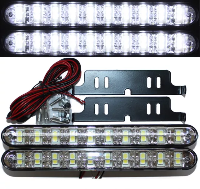 LED Tagfahrlicht Dimm-Modus 20SMD Dimmung E-Prüfzeichen E4 R87 Tagfahrlicht TFL