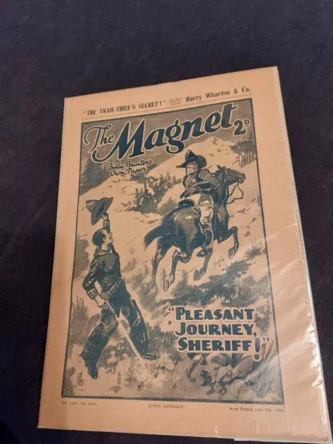 Vintage Magnet Comic 4th JUNE 1938 Greyfriars Billy Bunter Harry Wharton 1581