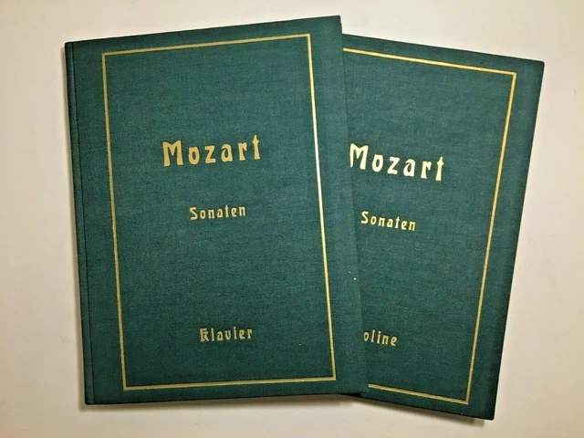Noten. Mozart. Sonaten für Klavier und Violine. Band II.  Klavier-& Violinst.