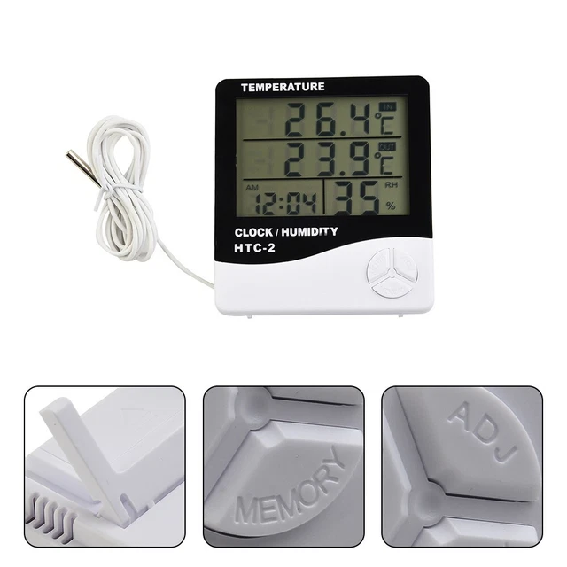 Stazione Meteo JSUDQR Con Tasto Touch, Sensore Esterno E Monitor Di Temperatura, Umidità, Barometro, Fasi Lunari E Alba/tramonto