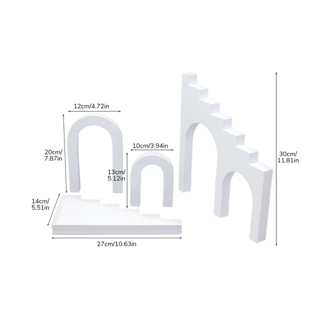 Ladder Combination Jewelry Display Photography Background Prop Stereo