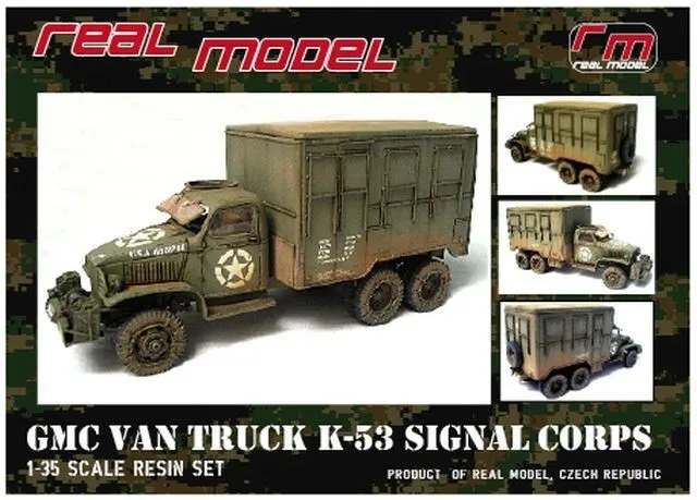 1/35th Real Model US GMC CCKW K-53 Van truck conv