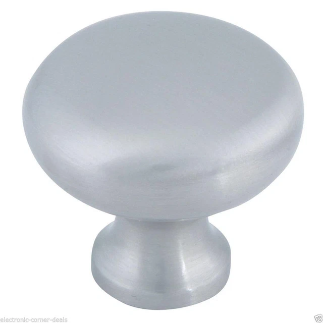12 PC Atlas Homewares Successi Collection 1-1/4" Brushed Nickel Cabinet Knob