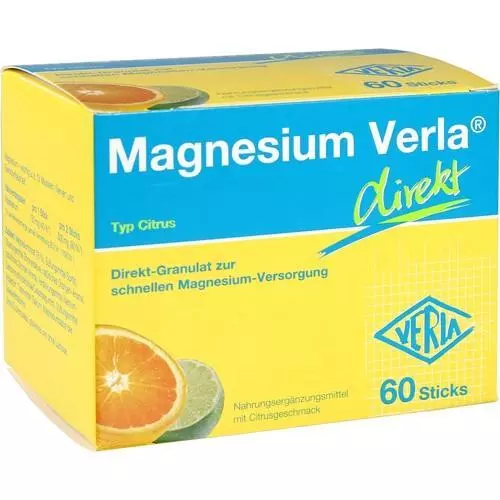 MAGNESIUM VERLA direkt Granulat Citrus, 60 St PZN 15201135