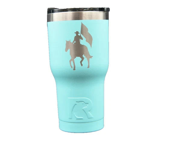RTIC - 20 oz Tumbler - Flag Girl (Teal)