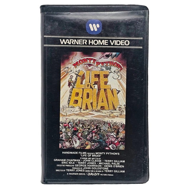 LIFE OF BRIAN VHS Monty Python Clamshell 1980 $10.94 - PicClick CA
