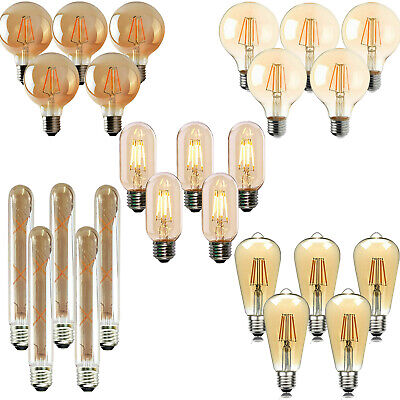4W E27 LED Edison Filament Lampe Vintag Birne Glühbirne Retro Glühlampe Warmweiß
