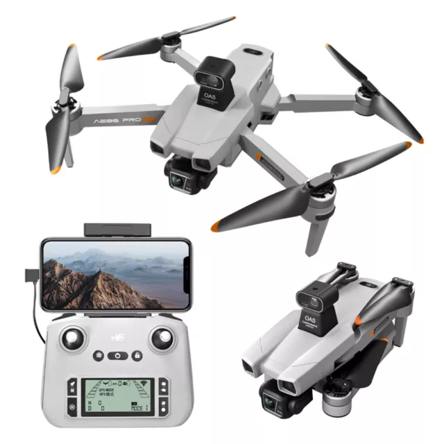 Drone RC Drones AE 86 Pro Max 4K Camera 5G WiFi GPS FPV Quadcopter Foldable New