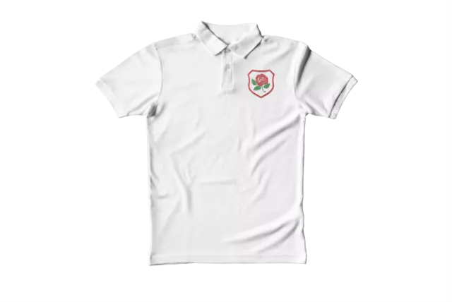 England supporters rugby polo shirt for 2023 world cup white t-shirt men, woman