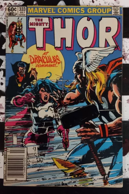 THE MIGHTY THOR Vol.1/No.333 - NEWSSTAND EDITION - MARVEL 1983 - SEE DESCRITPION