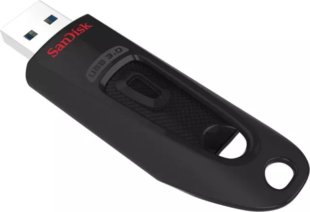 SanDisk Ultra 128 GB USB 3.0 Flash Drive With Up To 130 MB/S Read Speed Black