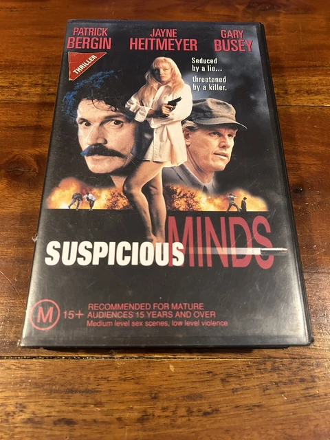 Suspicious Minds - Gary Busey, Patrick Bergin -  Video Vhs