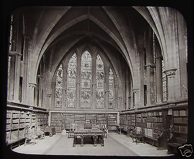 GWW Glass Magic Lantern Slide CHAPTER HOUSE CHESTER CATHEDRAL C1890 CHESTER UK