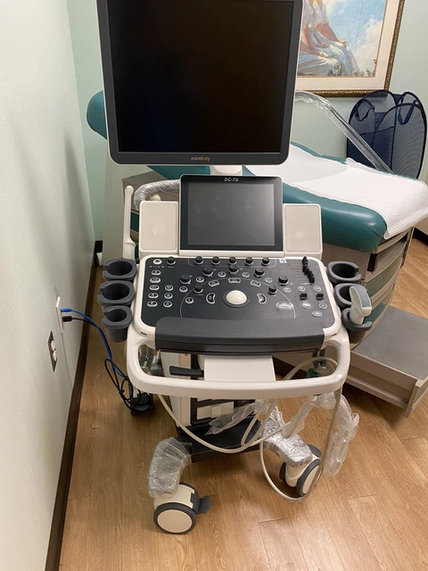 MINDRAY DC-70 PORTABLE ULTRASOUND MACHINE used MINDRAY DC-70 PORTABLE ULTRASOUND MACHINE used