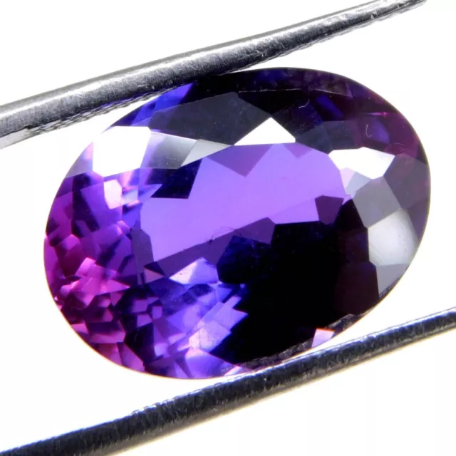 9.65 Ct Natural Violet Pink Tanzanite Oval Cut FL Certified Best Loose Gemstone