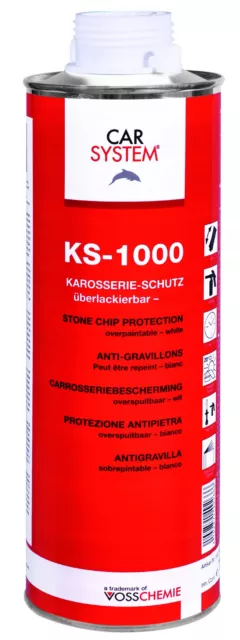 1 L Top Protection de la Carrosserie Gbstv Blanc KS-1000 Carsystem Lackpoint