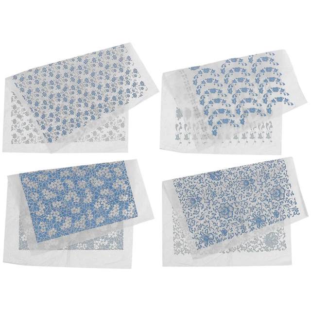 GG00773-Papier de Transfert en Argile pour Poterie. Sous Glaçure. Décalcomanie en Porcelaine GG00773-Papier de Transfert en Argile pour Poterie. Sous Glaçure. Décalcomanie en Porcelaine