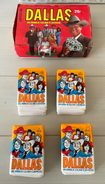 1981 Donruss DALLAS TV Show Trading Cards - Sealed Pack