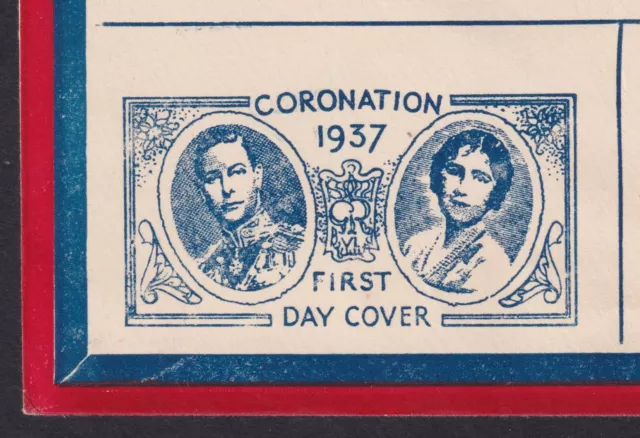 1937 KGVI Definitive 1/2d FDC (Coronation design FDC); London EC M/C 2