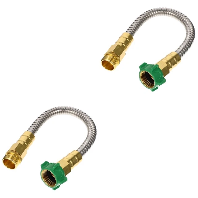 2 PCS Tap Connector Flexible Garden Water Hose Pipe Extender