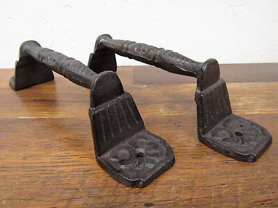 Lot 2 Antique-style 8.5" Cast Iron Rustic Cabinet Gate Pull Door Handle