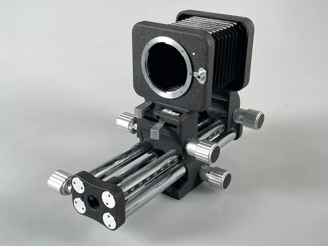 NIKON PB-4 in box Bellows Focusing attachment w/ swing shift adjustment NIKON PB-4 in box Bellows Focusing attachment w/ swing shift adjustment