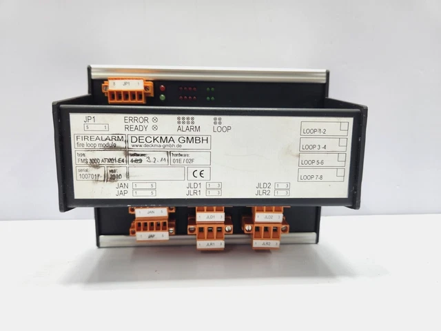 DECKMA FMS 3000 Afm01-E4 Fire Alarm Fire Loop Module £1,053.80 ...