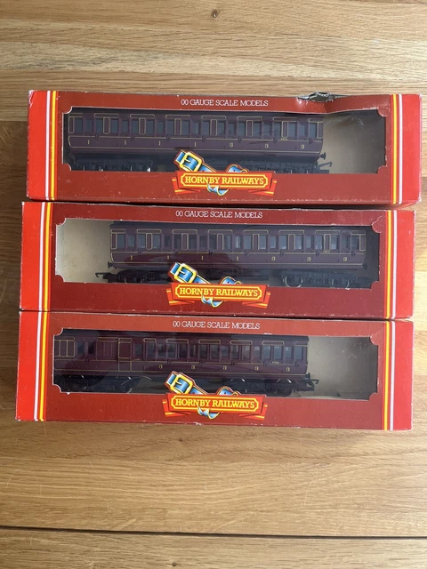 HORNBY LMS COMPOSITE Coach Clerestory Bundle - R384 (x2) & R385 - All ...
