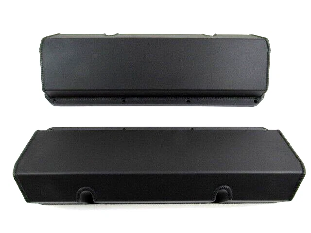 Ford 351C 351/400M Fabricated Valve Cover NO Hole Black Coated E41356BC