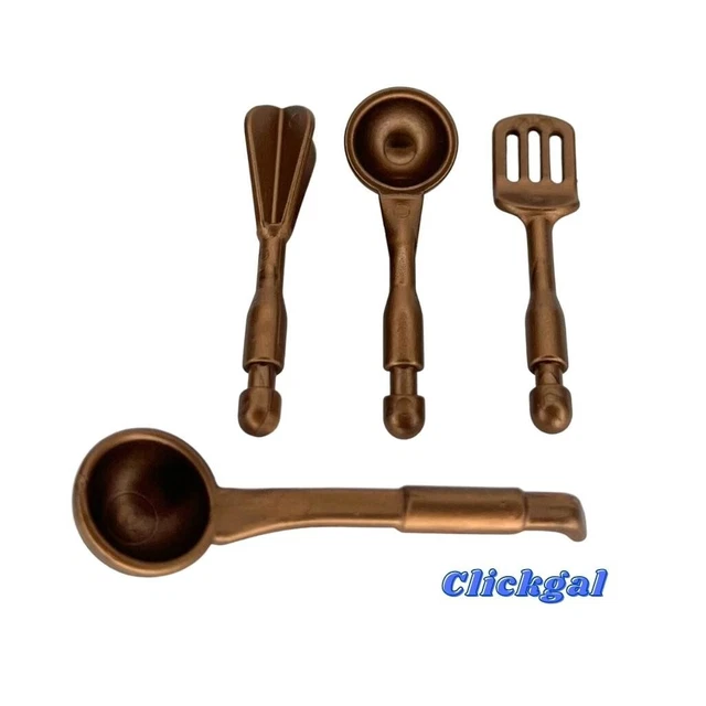 Playmobil La belle époque [O3A2A1] - lote utensilios cocina de cobre