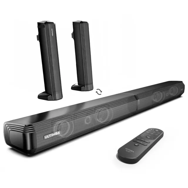 Soundbar für TV Wireless Ultimea Apollo S40 Soundbar HDMI USB Bluetooth AUX 100W