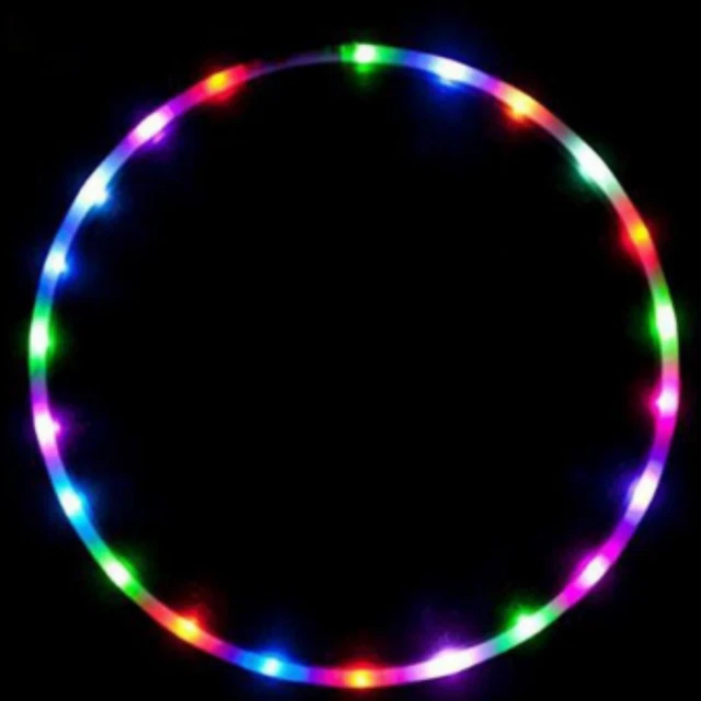 HULA HOOP LED Reifen Erwachsene und Kinder mit Wechselnden LED-Leuchten ...