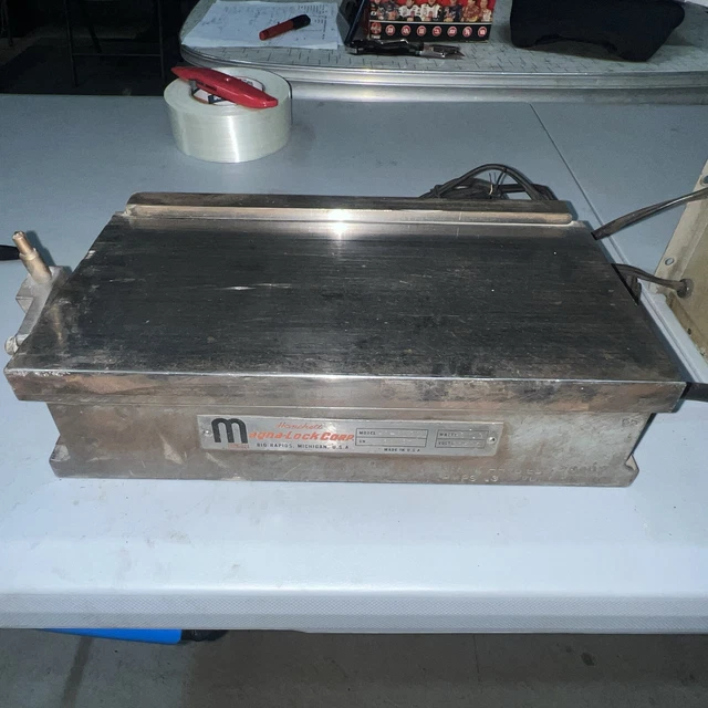Magna lock 12" x 6" Electro Magnetic Chuck And Electro-Matic Chuck Controller