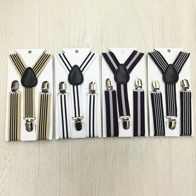 Clip Cintura Retro Righe Unisex Bambini Cintura Cintura Bracciali Moda Casual