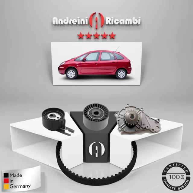 Kit Distribuzione + Pompa Acqua Citroen Xsara Picasso 1.6 Hdi 80Kw 109Cv 2007 -> 2