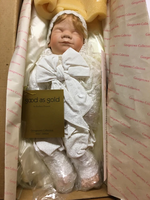 Good As Gold Doll Barbara Prusseit Artist Georgetown Collection COA #GH9909 NOB